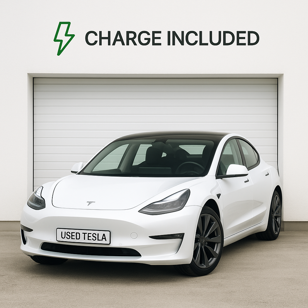 Electric vehicle representing our story and mission